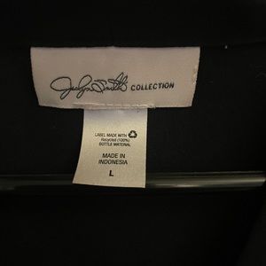 Women black 3/4 sleeve blouse   Polyester